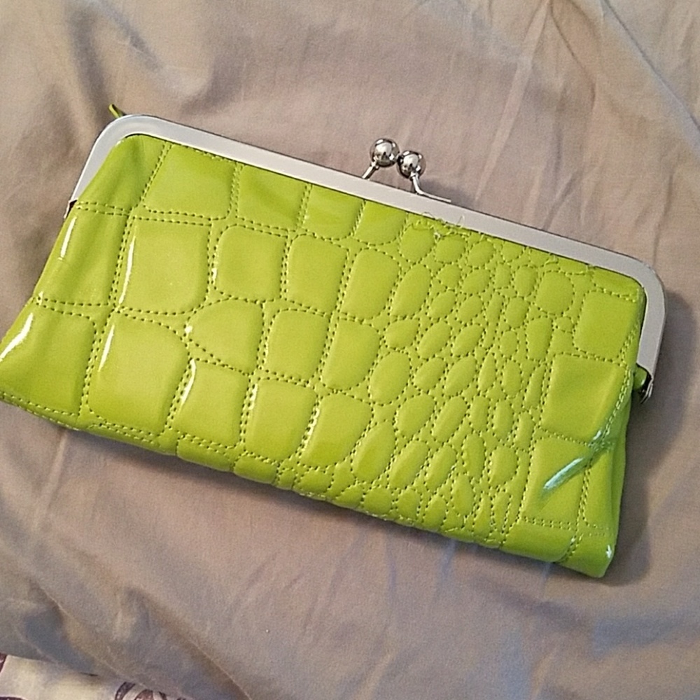 Green clutch/handbag